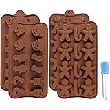 Chocolate Molds Silicone Mold Bakeware Set DIY for Cake Candy Chocolate for Kid, Men, Women