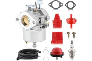 Carbhub 640052 Carburetor for Tecumseh 640349 640054 640058 640058A HMSK80 HMSK85 HMSK90 HMSK100 HSMK110 LH318A LH358SA 8HP 9