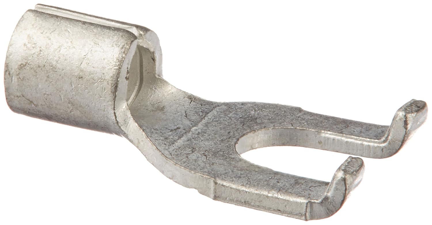 0.303 Width Uninsulated Spade Terminal with Flange Spade 6 Stud Size 16