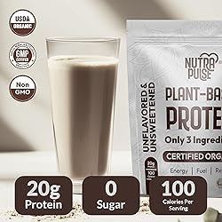 NUTRAPULSE Organic Vegan Protein Powder