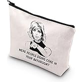 WCGXKO TV Show Gift Were People Doing Coke In Your Bathroom Zipper Pouch Makeup Bag (WERE PEOPLE)