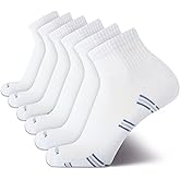 Van Heusen Mens Quarter Socks - 6 Pack Soft Stretch Moisture Wicking Cushioned Athletic Ankle Socks for Men