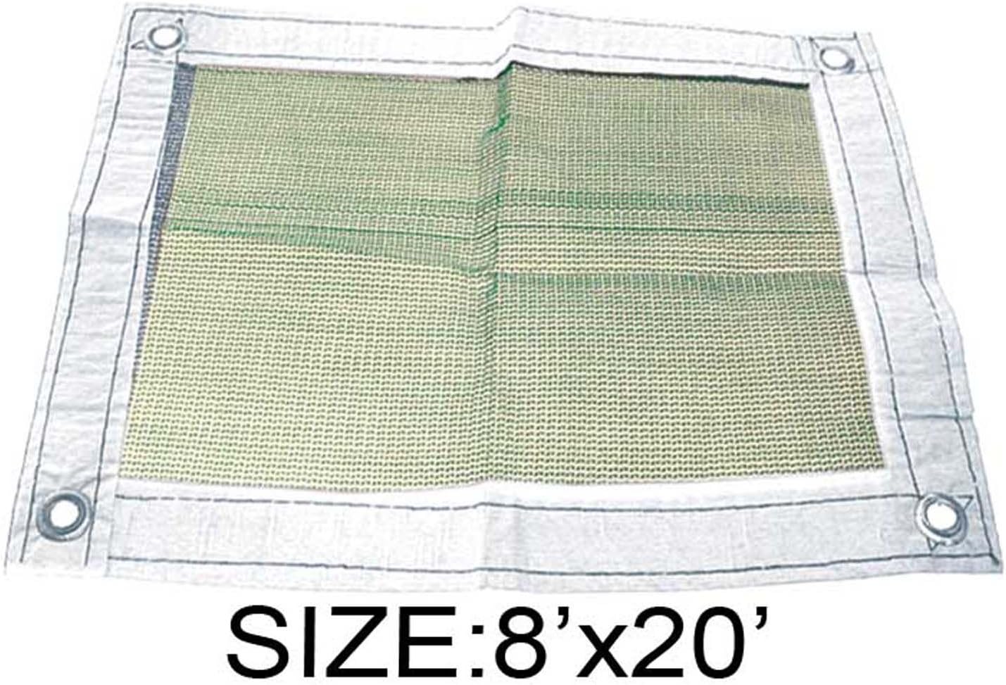 SUN GUARD 8 x 20 Foot White Sunshade Net - TSW-0820