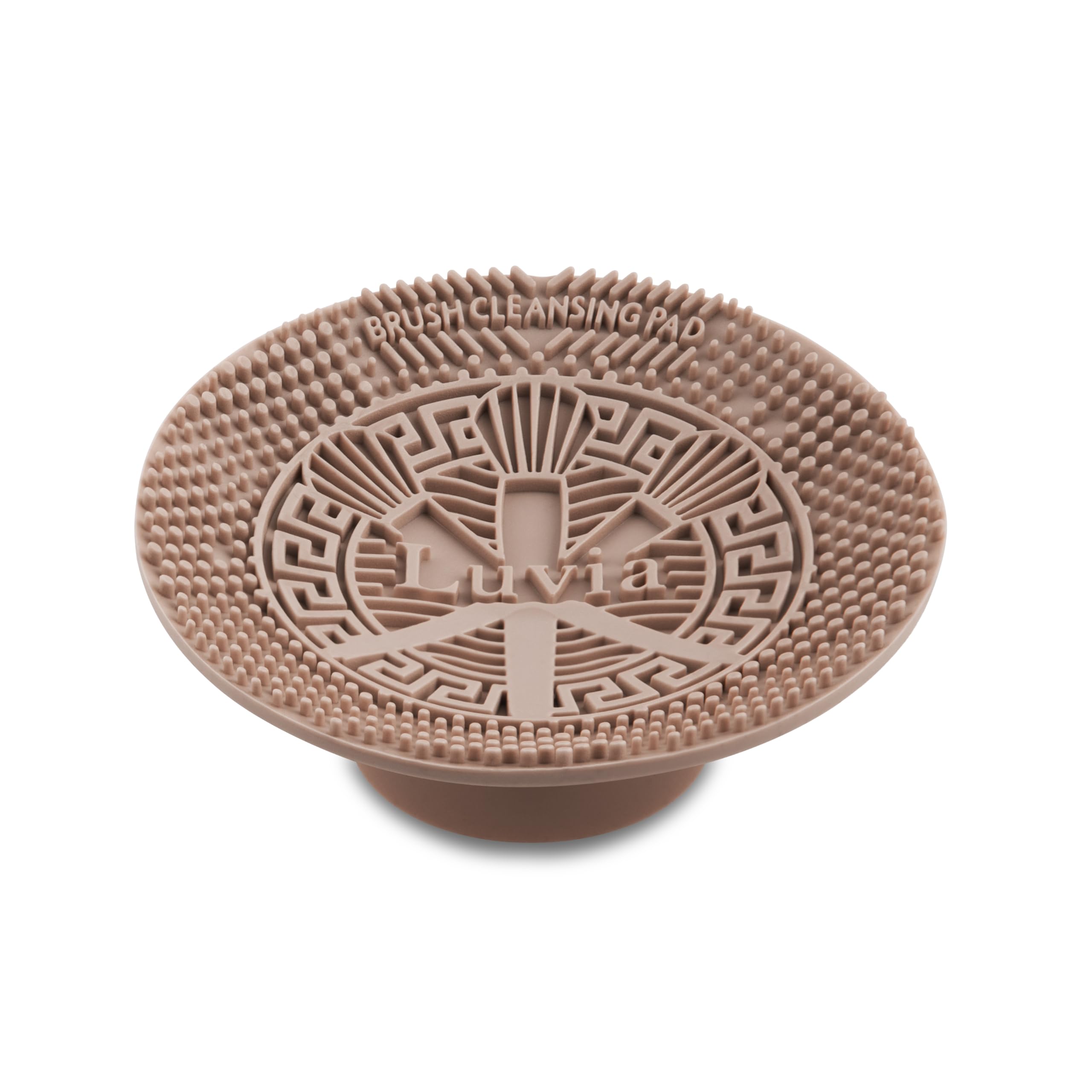 Luvia Cosmetics Silicone Makeup Brush Cleaning Pad - Coffee - Professional Cleaning Tool