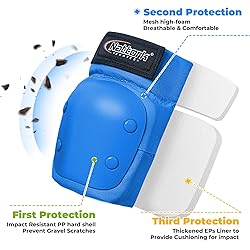 MammyGol Boys Knee Pads Elbow Pads Wrist Guards set