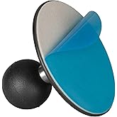 FANAUE Flex Adhesive Ball Base Compatible with RAM Mounts B Size Double Socket Arm, 1" Ball Head Adapter for Motorcycle Phone