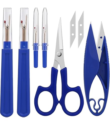 Swpeet 138Pcs Sewing Tools Kit, Seam Ripper Kit With Scissors, Sewing