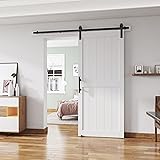 ALAMEDADT 36''x84'' Sliding Barn Door with 6.6 Ft
