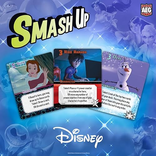 USAOPOLY Smash Up: Disney Edition Featuring Disney Characters