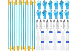 GISUREM 15 Set AI Artificial Insemination Dog Breeding Kit, Canine Breeding Kit, Disposable Canine Artificial Insemination, Dog Insemination Breeder Kit, Canine Breeding Supplies for Large Breeds (11.8 inch)M