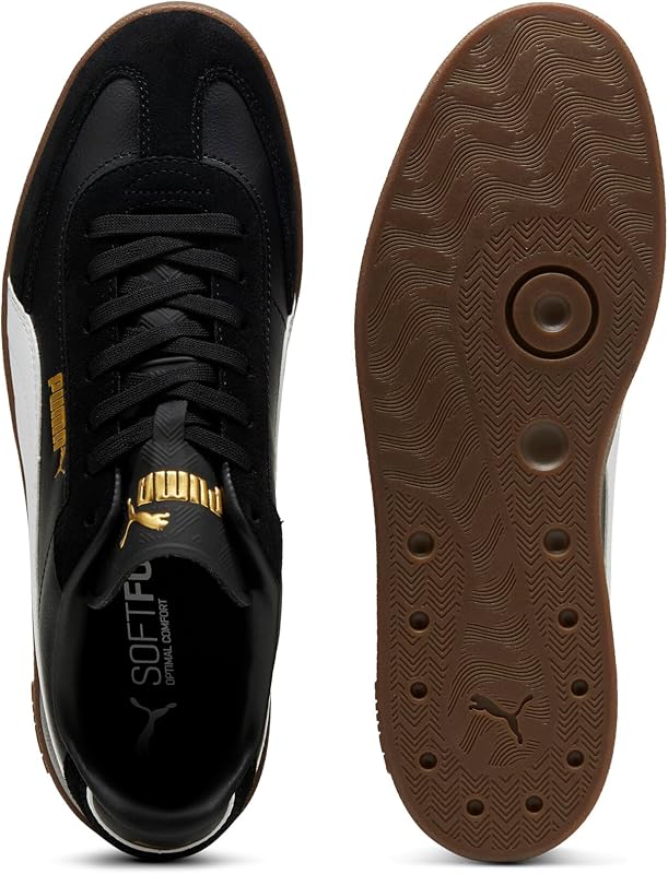 Club II ERA Unisex Sneaker, Schwarz, Weißgold, 8 UK