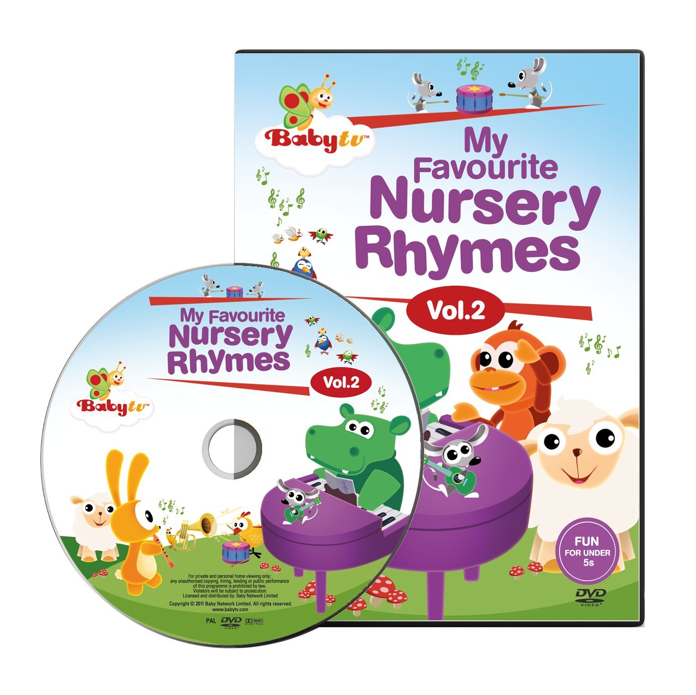 BabyTV DVD My Favourite Nursery Rhymes Volume 2 UK Import Amazon.it