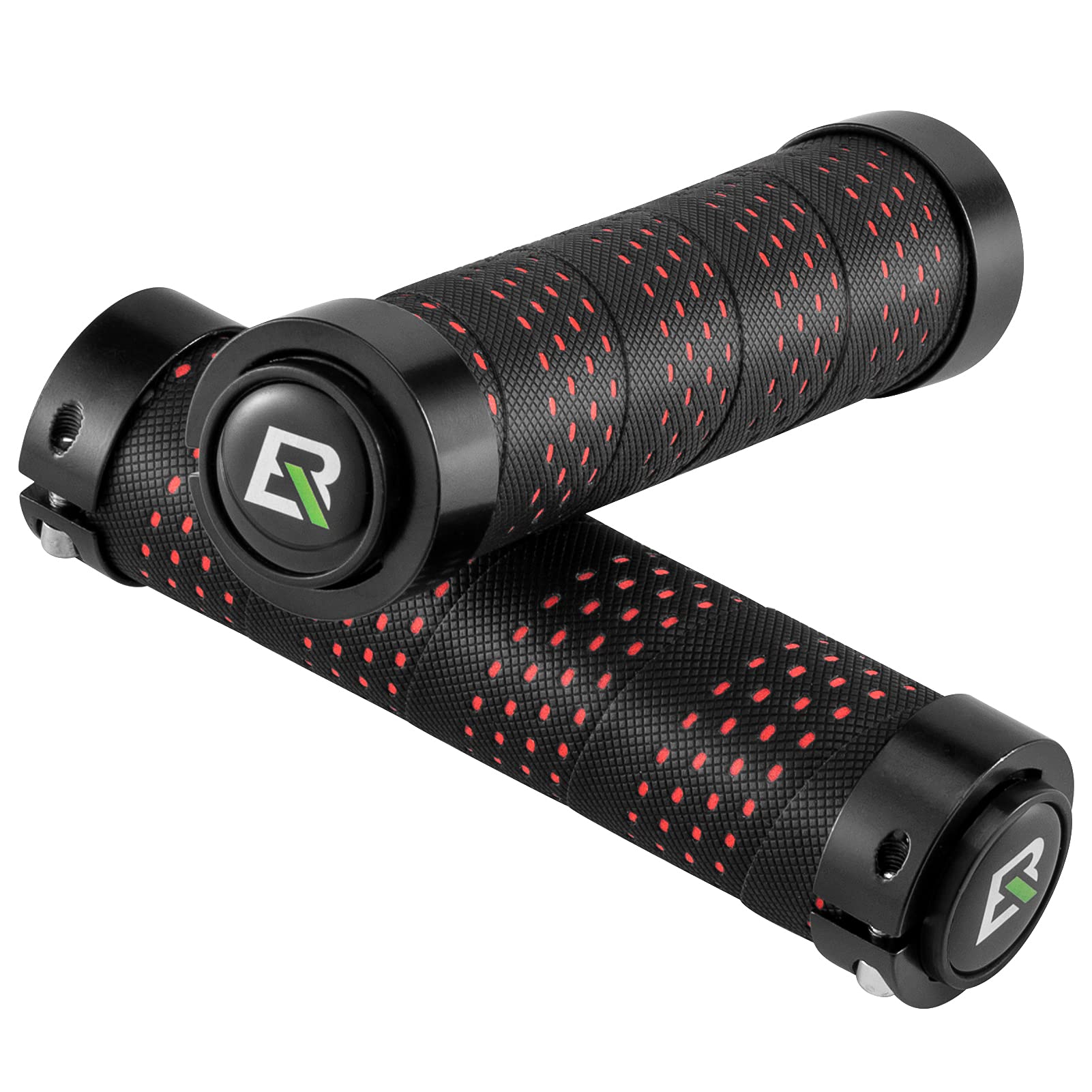 ROCKBROS Bike Handlebar Grips Anti-Slip Bicycle Grips Aluminum Alloy Double Lock High Strength Soft Comfortable PU PP Multiple Colors Road Bike Mountain Bike MTB with Handle Diameter of 22.2 mm