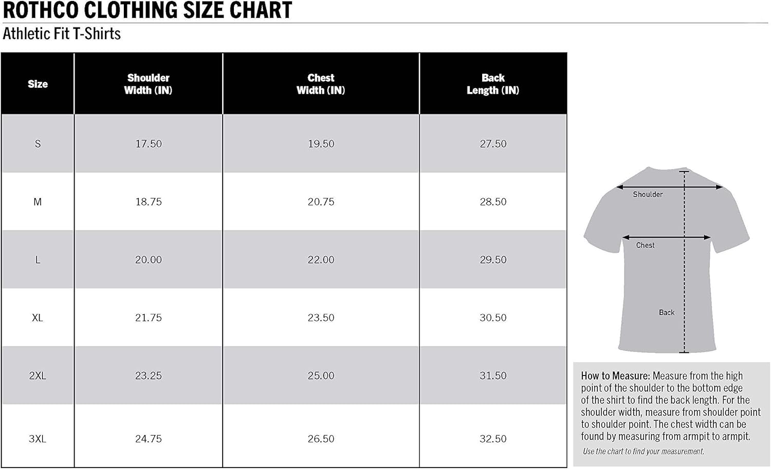 Rothco Athletic Fit Solid Color Military T-Shirt: Clothing