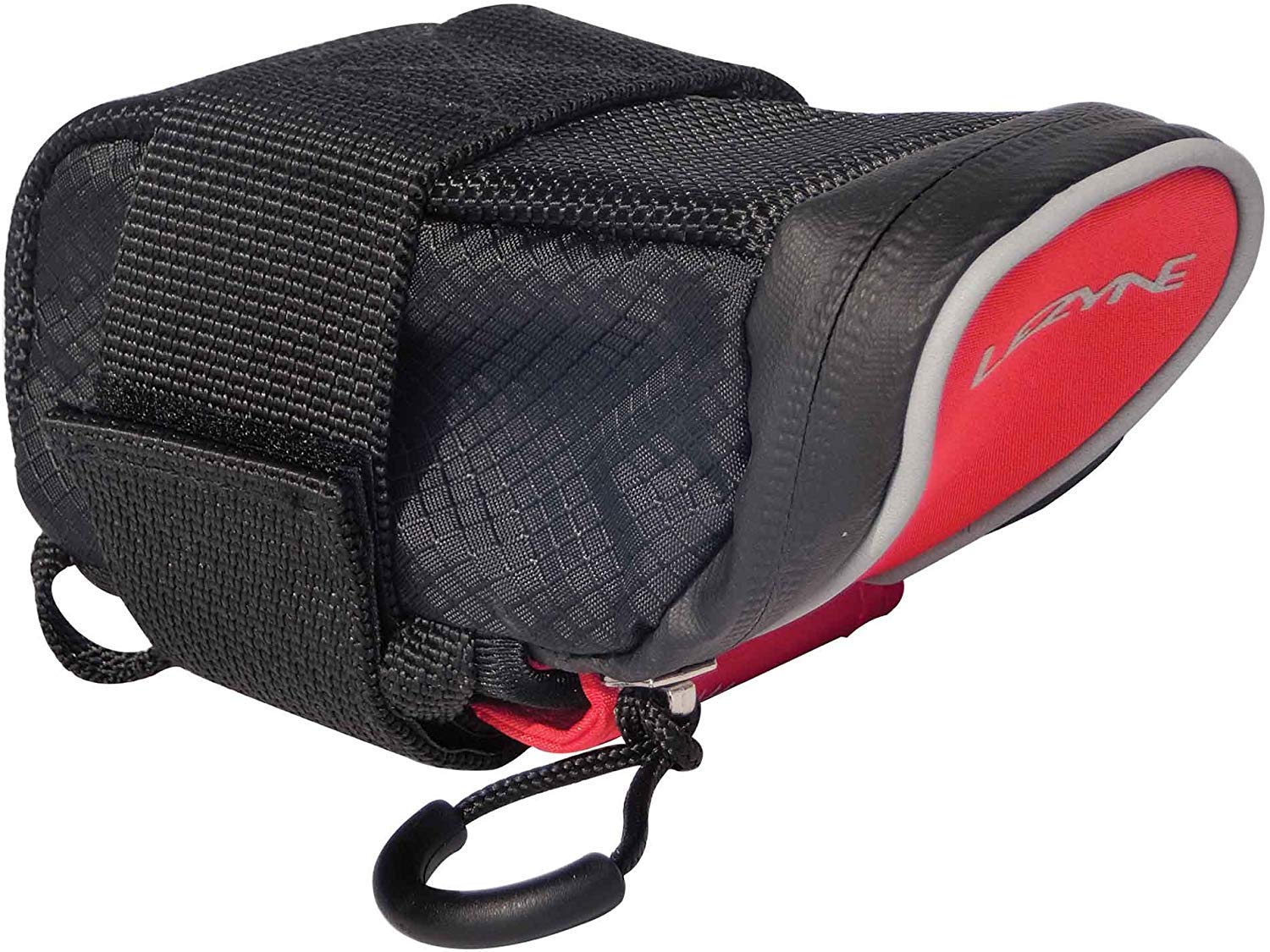 Lezyne Micro Caddy S Saccoche Saddle Unisex Adult, Red/Black