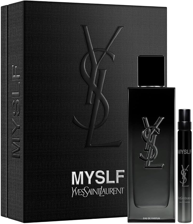 Yves Saint Laurent MYSLF EDP 100ml 10ml Travel Spray Gift Set Men Fragrance