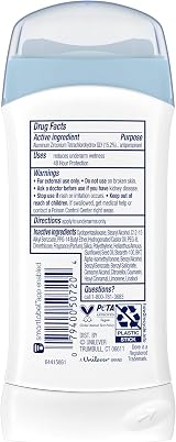 Dove Antiperspirant Deodorant Powder Scent 2.6 Ounce Stick 6 Pack view 2
