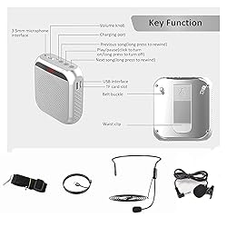 YCWF Portable Voice Amplifier for