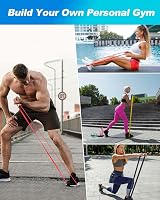 Victoper Resistance Bands 3-Piece Set with Door Anchor Storage Bag view 7