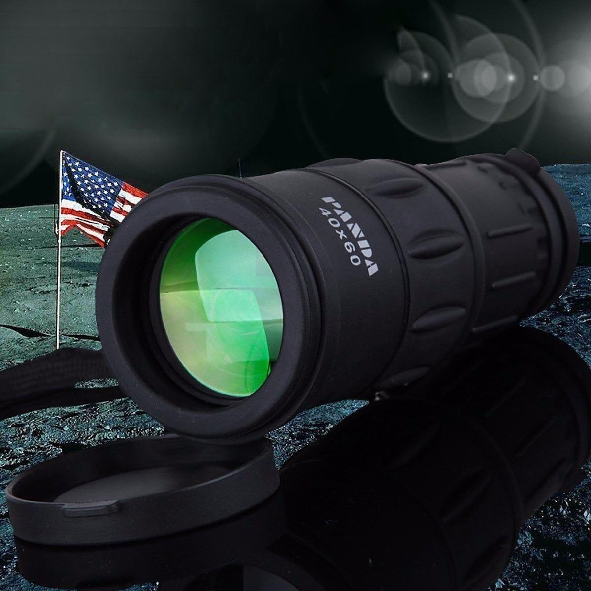 Waterproof Super High Power 40 X 60 Portable HD Optics Outdoor Travel Monocular Telescope Zoom