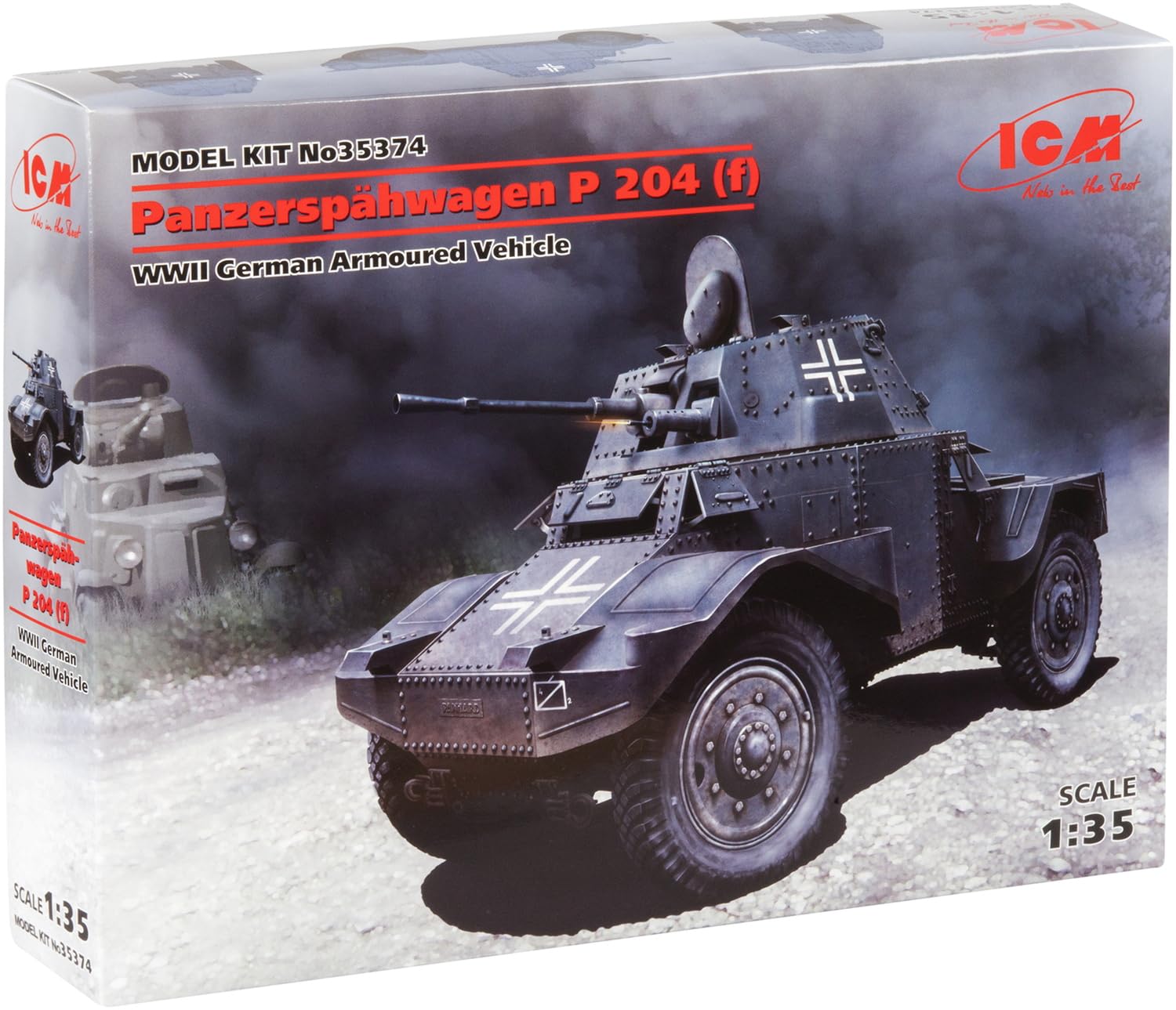 ICM 1:35 - Panzersp hwagen P 204 German Armoured Vehicle