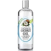 Healing Solutions Fractionated Coconut Oil (16oz Bulk) – Carrier for Essential Oils, Skin, & Hair