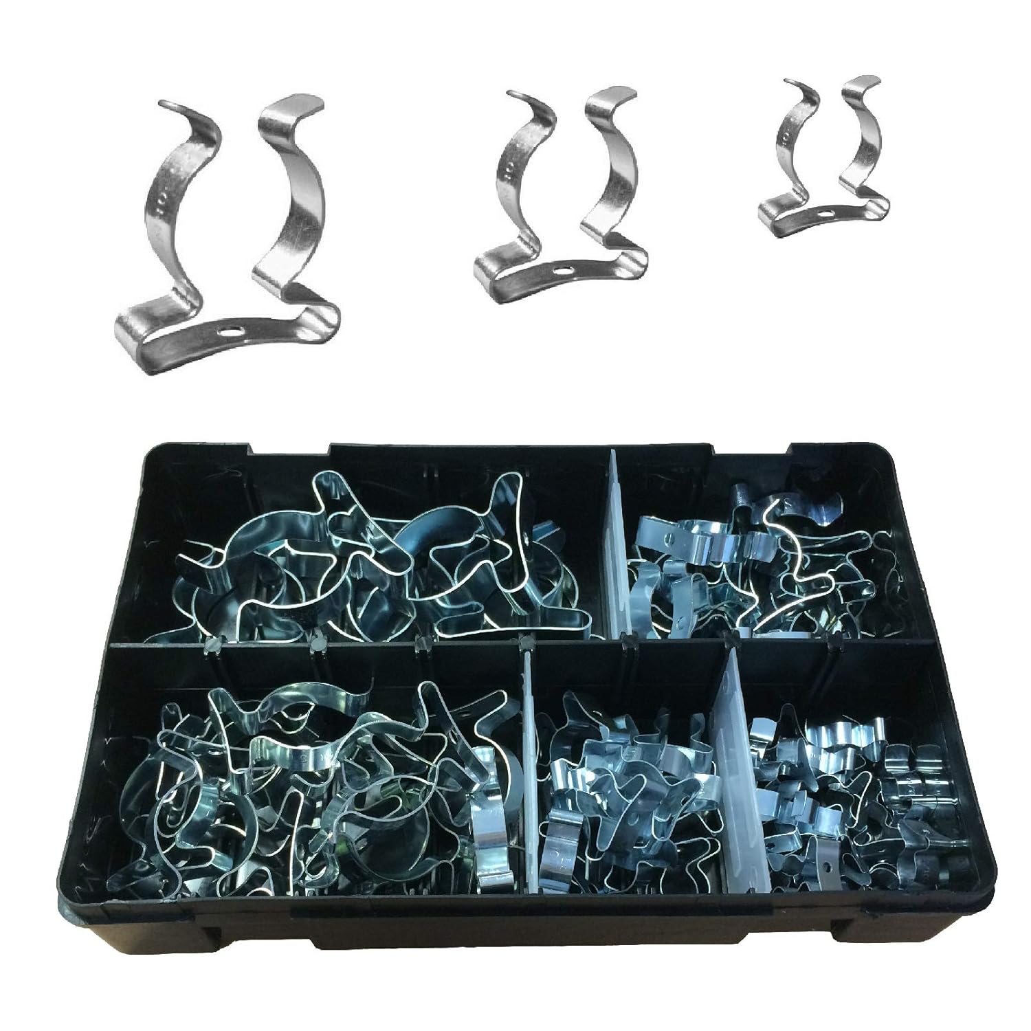 60 x Assorted Tool Spring Terry Clips Heavy Duty Storage/Shed Garage