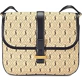 Yves Saint Laurent What Goes Around Comes Around Women's Pre-Loved Canvas All Over Small Satchel