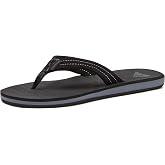 Quiksilver Carver Suede Flip Flops for Men, Arch Support Athletic Mens Sandals, Thong Mens Slides