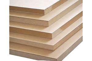 DGWOOD Custom Size 1/2'' (12mm) X 12'' X 12'' MDF Board (6 Sheets)