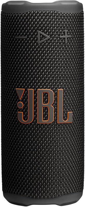 JBLGRIPBLK - Altoparlante portatile con presa intelligente, compatibile con Bluetooth, IP68, antipolvere, impermeabile, luce ambientale, compatibile con app, connessione multi-altoparlante USB-C