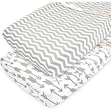 Lot de 2 housses de matelas à langer universelles