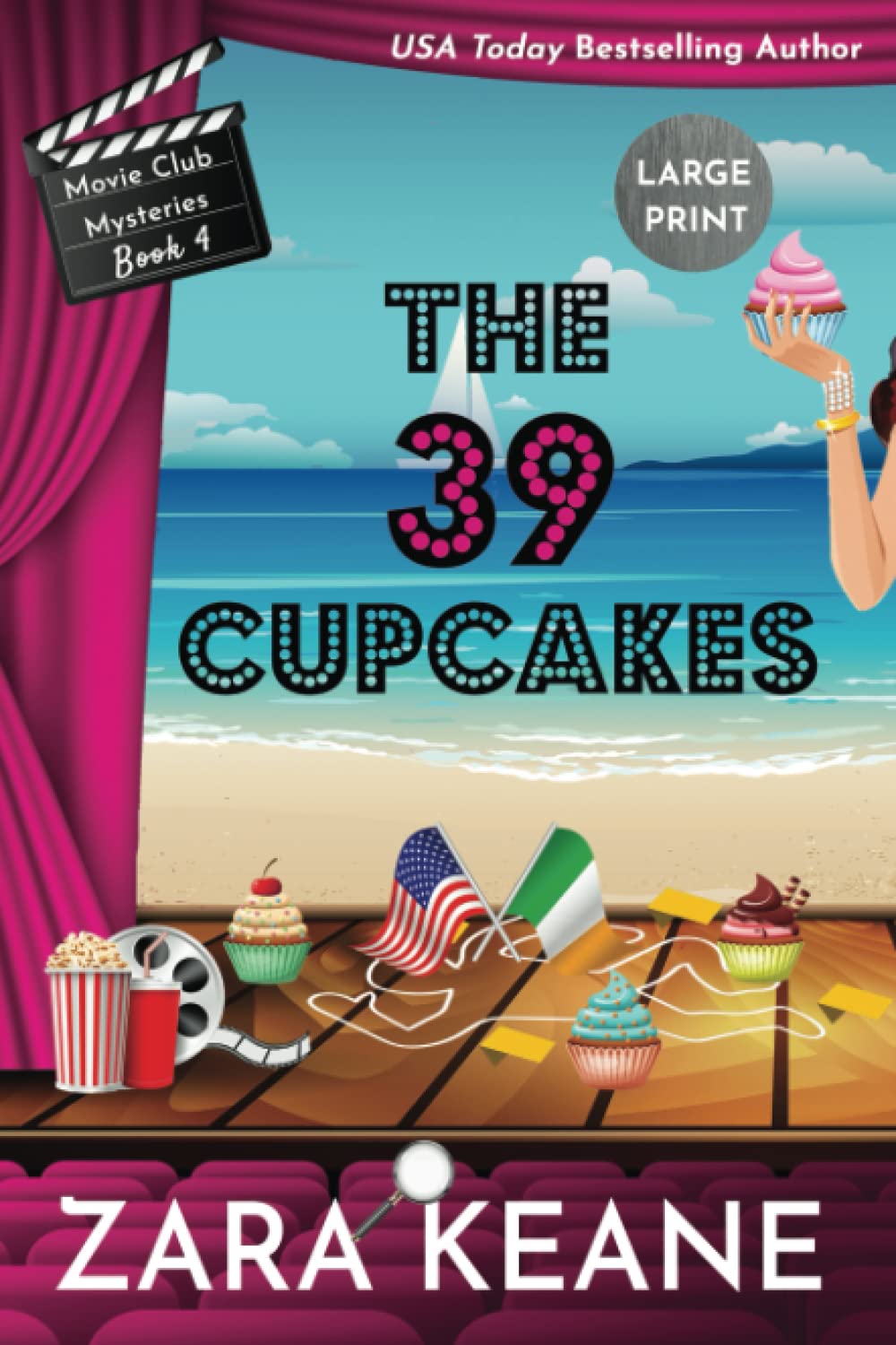 The 39 Cupcakes (Movie Club Mysteries, Book 4): Large Print Edition