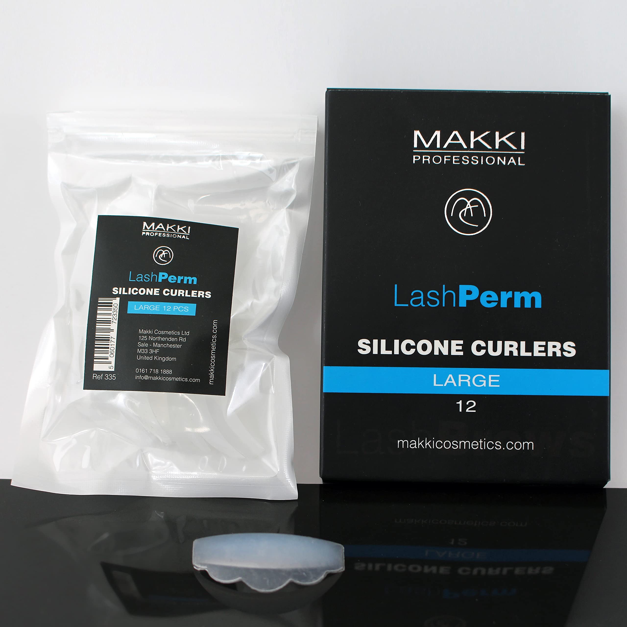 Makki 12 Large Silicone Eyelash Eye Lash Lift Perm Curling Curlers Silicon Rods