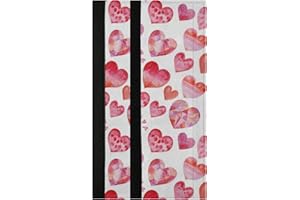Oarencol Heart Valentines Refrigerator Door Handle Covers Set of 2 Kitchen Appliance Decor for Fridge Oven Dishwasher