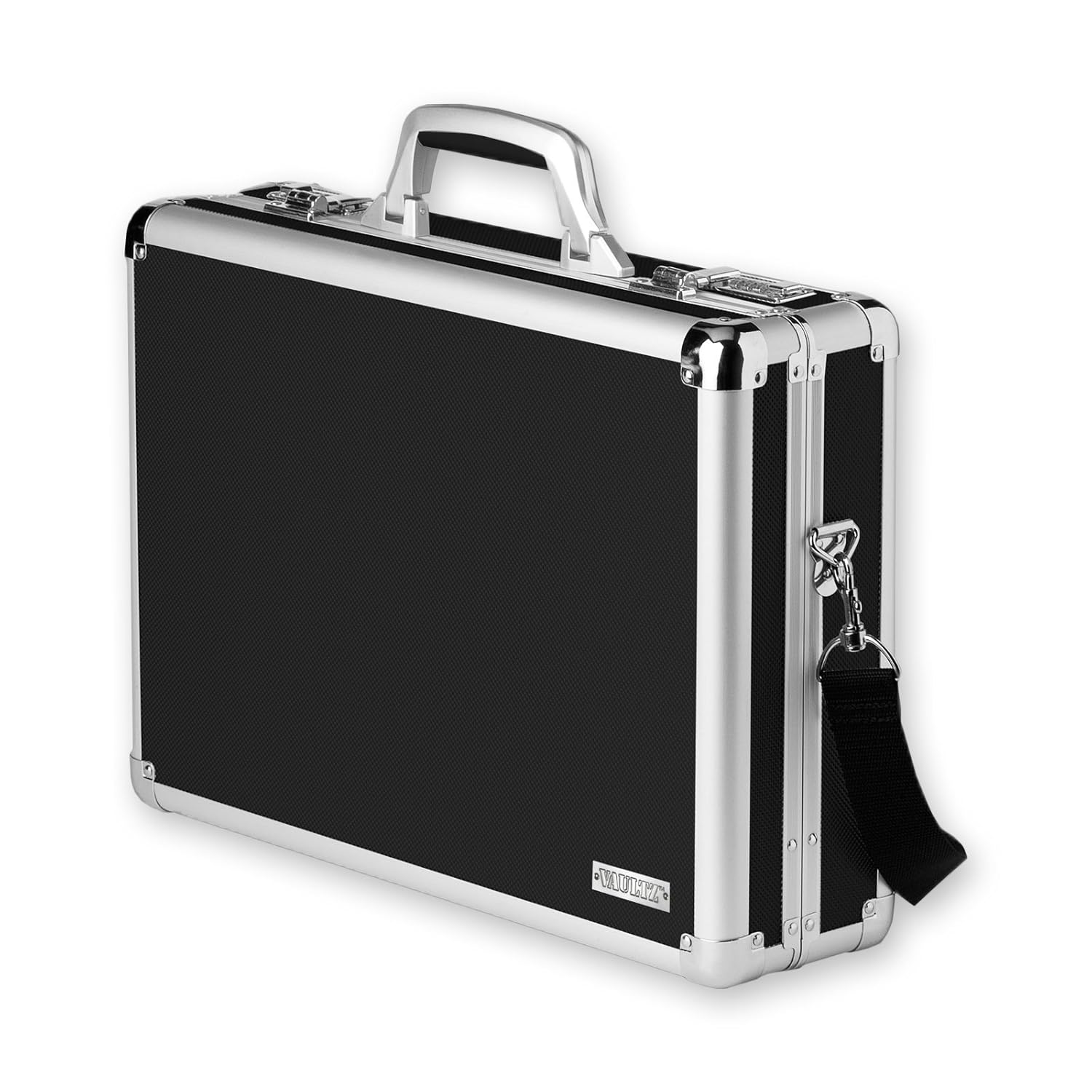 Locking Laptop Case Bag Aluminum Briefcase Compartment with Combination
