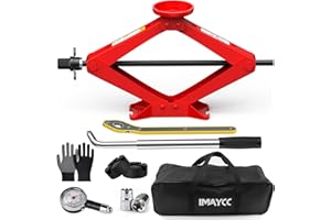 IMAYCC Scissor Jack for Car 2.5 Ton(5512 lbs) Car Jack Kit, Tire Changing kit with Lug Wrench Portable Auto Jack Tool Tire Jack for Car SUV MPV