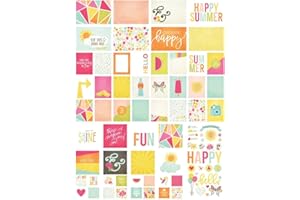 SIMPLE STORIES Sn@p Pages for 6"X8" Flipbooks 10/Pkg-(2) 4"X6" Pockets, Multicolor