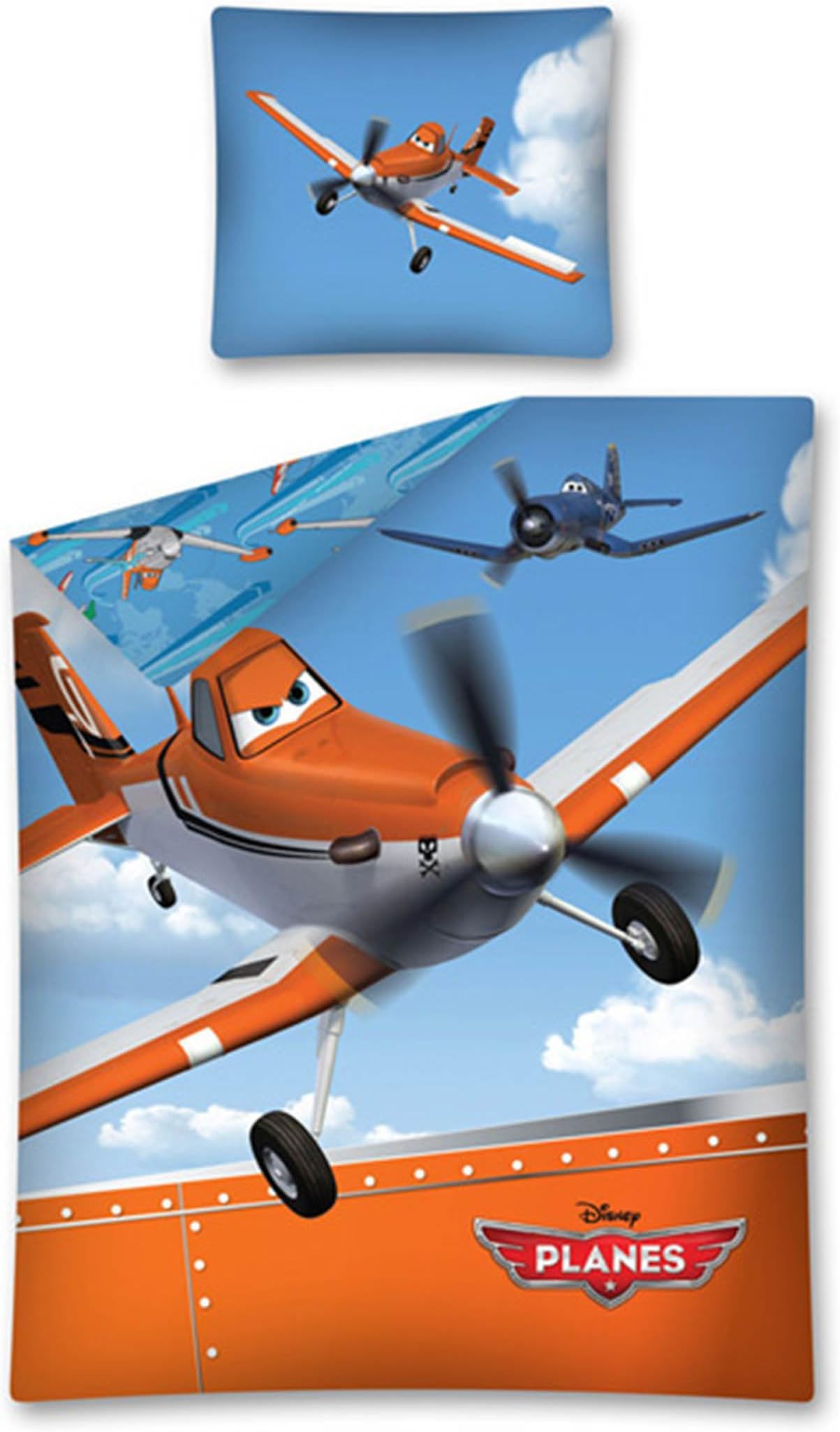 Disney Planes Children's Bed Linen 2-Piece 70 x 80 cm 140 x 200 cm Cotton 100%