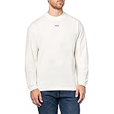 Hugo Mens Center Logo Mock Neck Long Sleeve Shirt