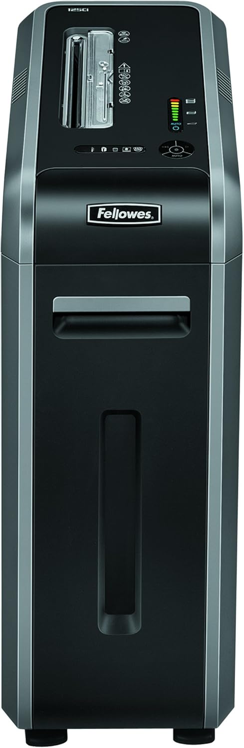 Fellowes Powershred 125Ci 100% Jam Proof 20-Sheet Cross-Cut Commercial Grade Paper Shredder,Black: Electronics