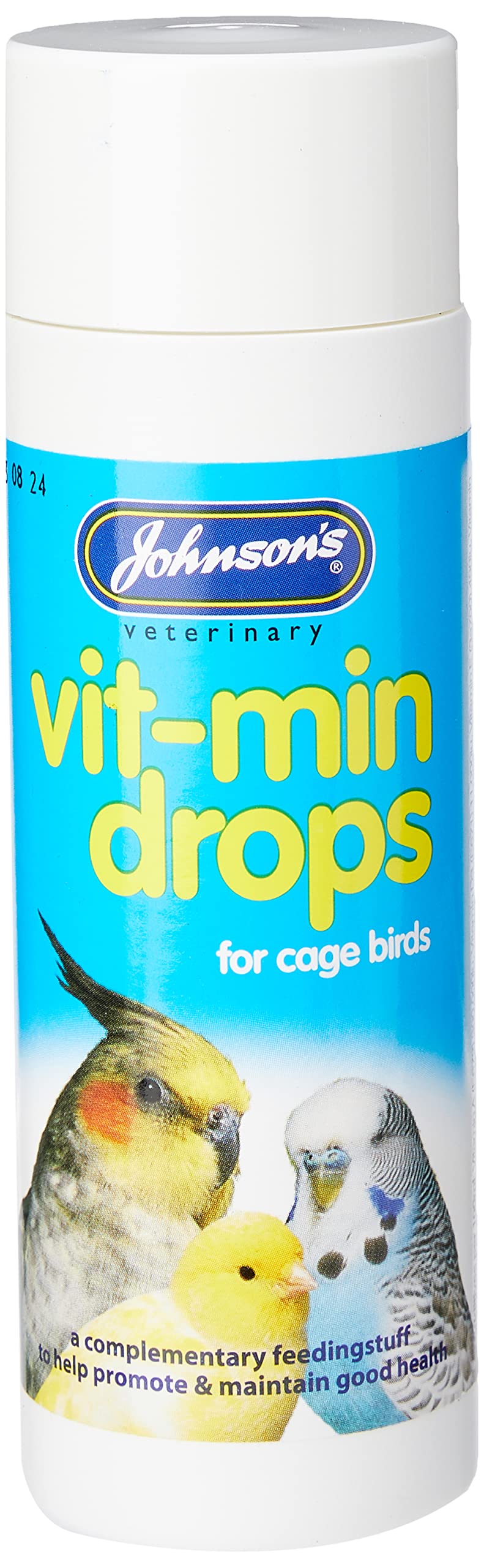 Johnson's Vet 14M016 Vitamin/Mineral Drops For Cage Bird, 100 ml
