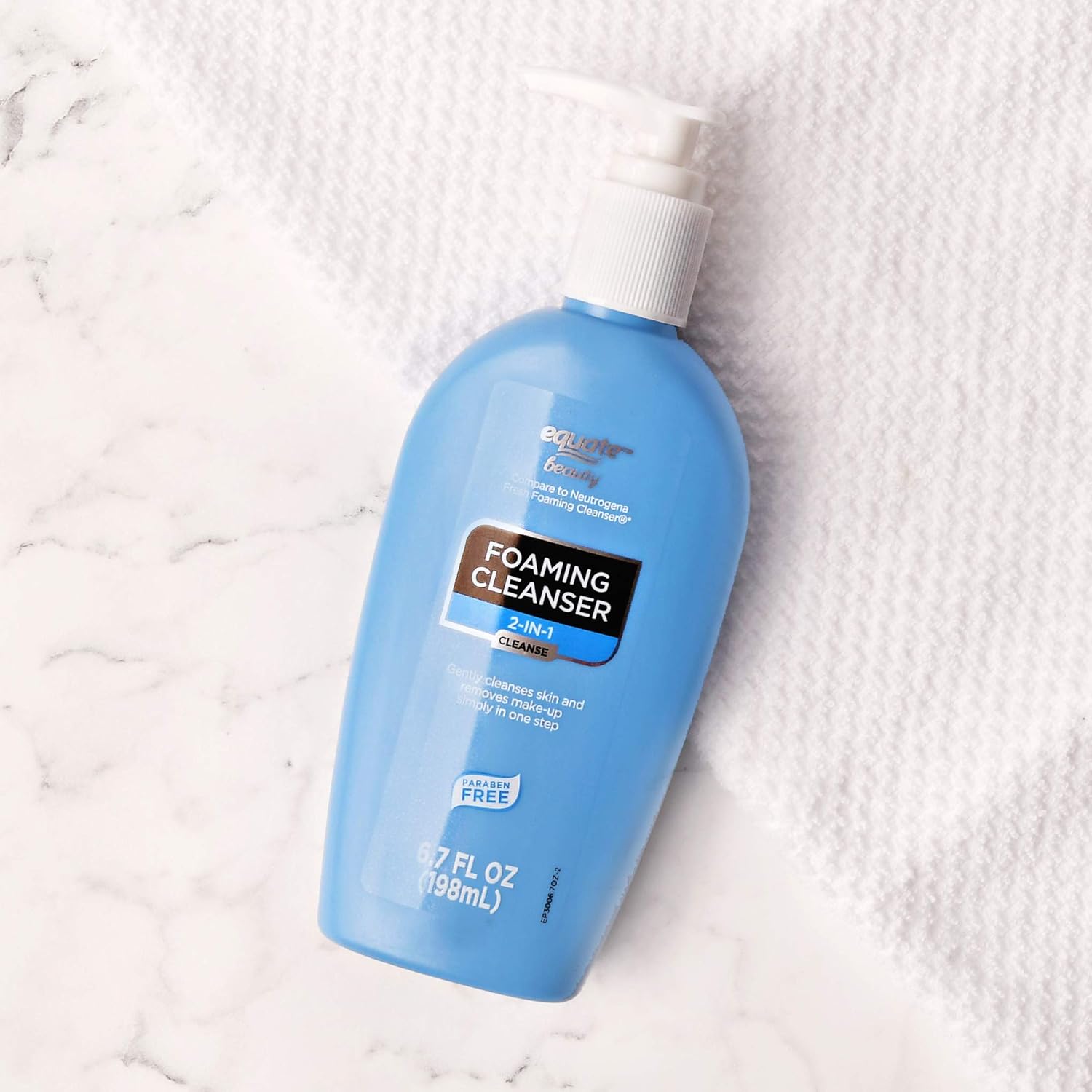 equate foaming face wash