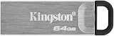 Kingston DataTraveler Kyson USB 3.2 Gen 1 64GB Capless Metal Flash Drive