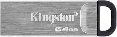 Kingston DataTraveler Kyson USB 3.2 Gen 1 64GB Capless Metal Flash Drive
