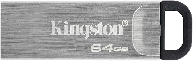 Kingston DataTraveler Kyson USB 3.2 Gen 1 64GB Capless Metal Flash Drive