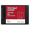Western Digital 2TB WD Red SA500 NAS 3D NAND Internal SSD - SATA III 6 Gb/s, 2.5"/7mm, Up to 560 MB/s - WDS200T1R0A