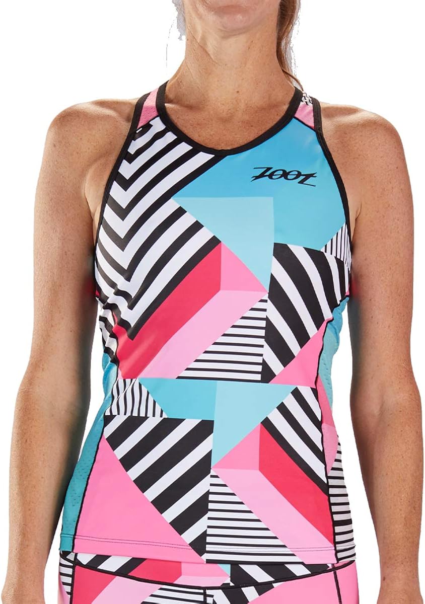 Zoot Triatlón Damas Estilo Racerback Cali con Sujetador Integrado, 3