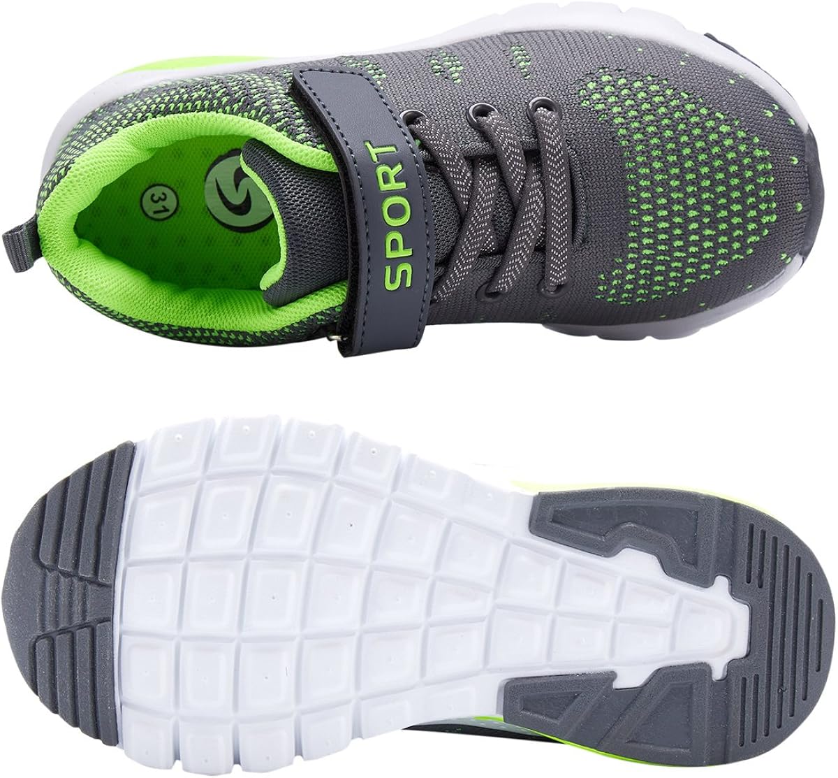  | MAYZERO Kids Tennis Shoes Running Sports Shoes Breathable Athletic Shoes Lightweight Walking Shoes Fashion Sneakers for Boys and Girls | Racquet Sports