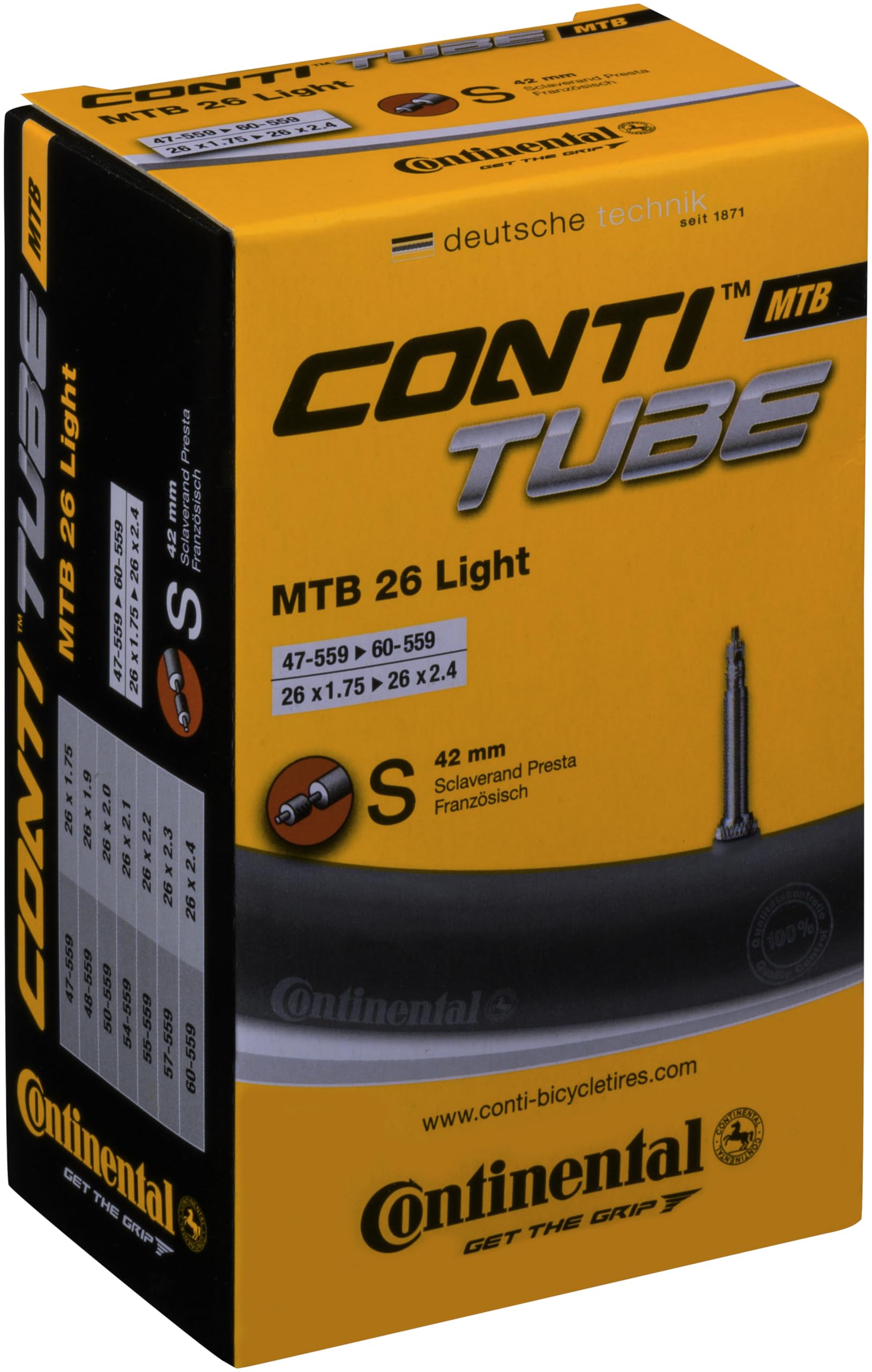 Continental Men's MTB 26 Light Bike Parts, Standard, One